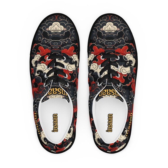 Men’s lace-up canvas shoes