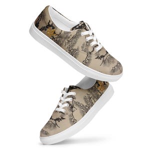 Men’s lace-up canvas shoes