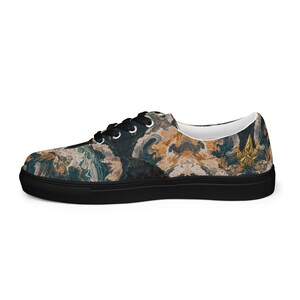 Men’s lace-up canvas shoes