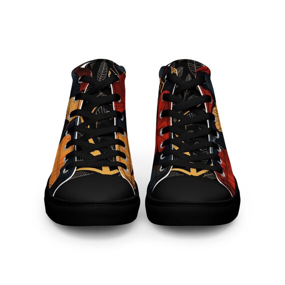 Men’s high top canvas shoes