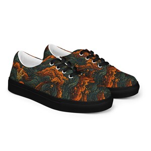 Men’s lace-up canvas shoes