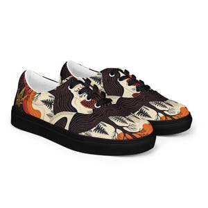 Men’s lace-up canvas shoes