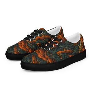 Men’s lace-up canvas shoes