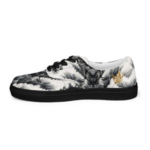 Men’s lace-up canvas shoes