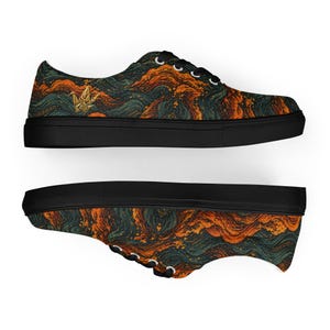 Men’s lace-up canvas shoes