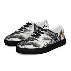 Men’s lace-up canvas shoes