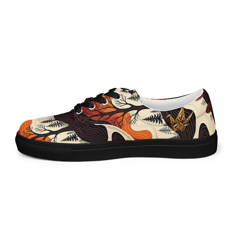 Men’s lace-up canvas shoes
