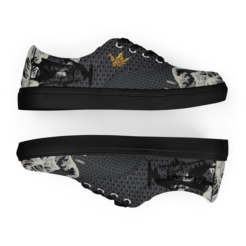 Dragon Canvas Sneakers Men Women | Art Print Low Top Shoes | Unisex Lace Up Trainers | Streetwear Gift | InsaanCadet image 8