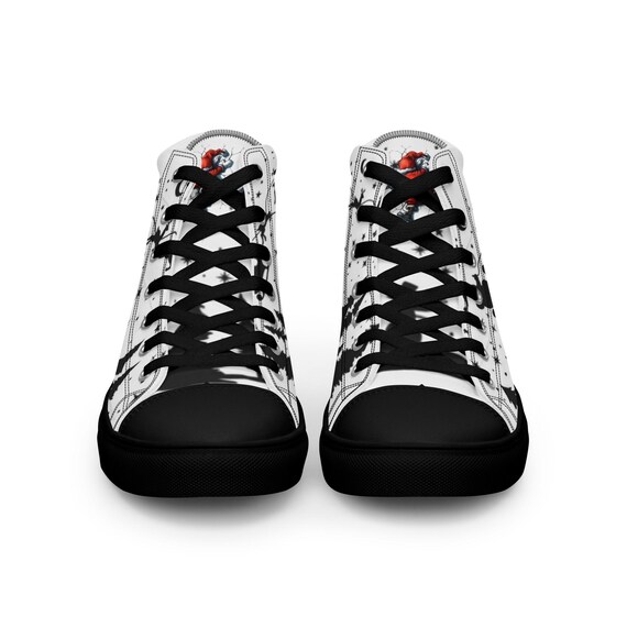 Women’s high top canvas shoes