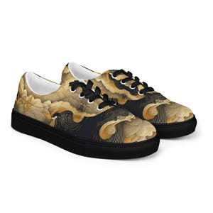 Men’s lace-up canvas shoes