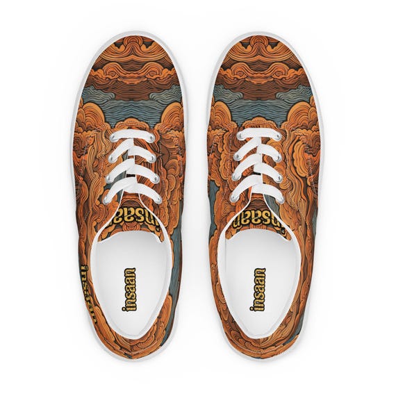 Men’s lace-up canvas shoes