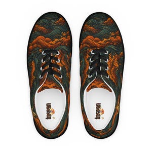 Men’s lace-up canvas shoes
