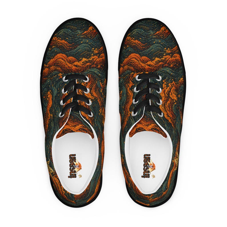 Men’s lace-up canvas shoes