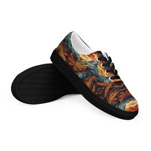 Men’s lace-up canvas shoes