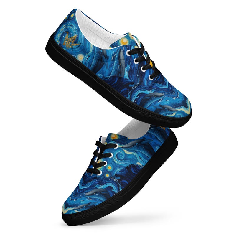 Men’s lace-up canvas shoes
