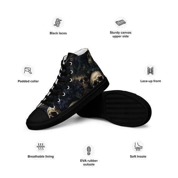 Men’s high top canvas shoes f