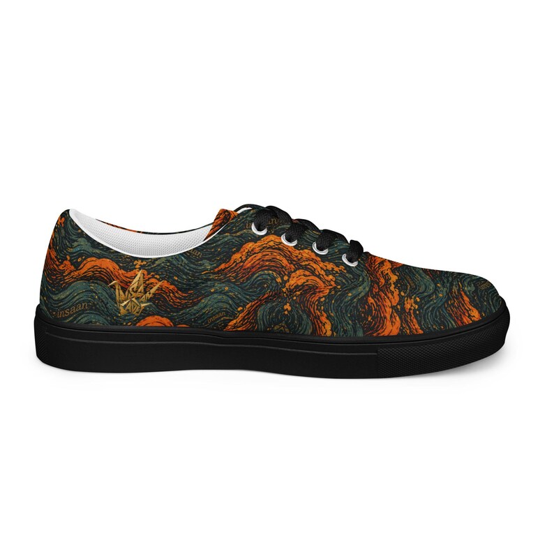 Men’s lace-up canvas shoes