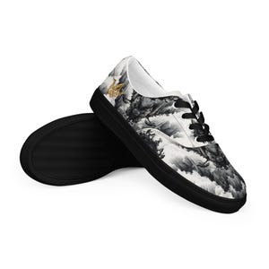 Men’s lace-up canvas shoes