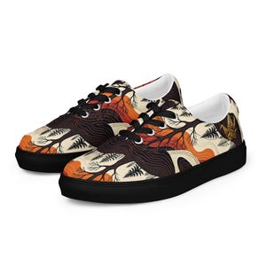 Men’s lace-up canvas shoes