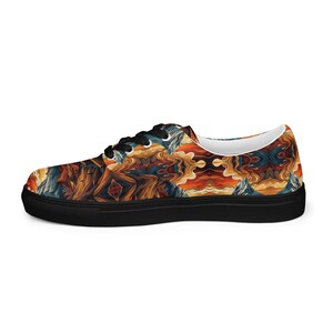 Men’s lace-up canvas shoes
