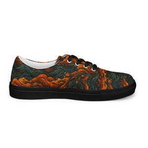 Men’s lace-up canvas shoes
