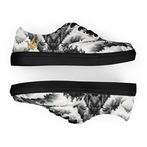 Men’s lace-up canvas shoes