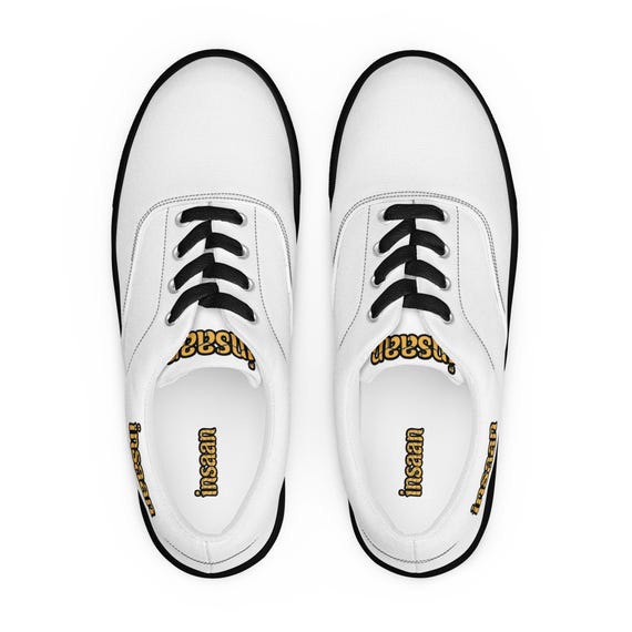 Men’s lace-up canvas shoes