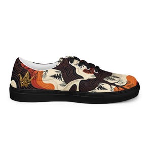 Men’s lace-up canvas shoes