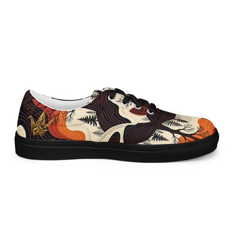 Men’s lace-up canvas shoes