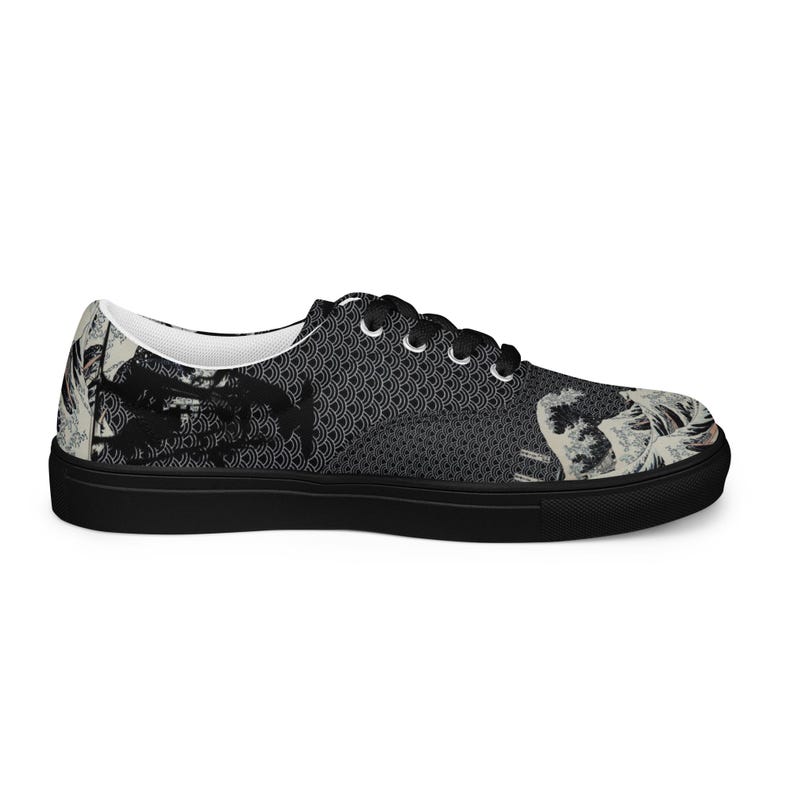 Dragon Canvas Sneakers Men Women | Art Print Low Top Shoes | Unisex Lace Up Trainers | Streetwear Gift | InsaanCadet image 13