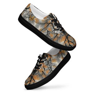 Men’s lace-up canvas shoes