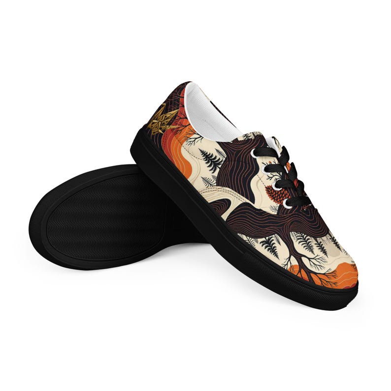 Men’s lace-up canvas shoes