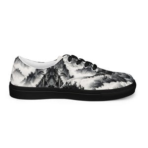Men’s lace-up canvas shoes