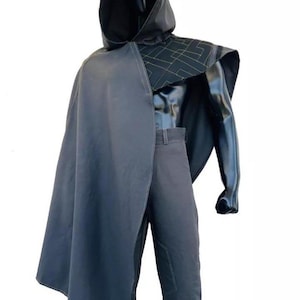 Inspired by Mandalorian Star War Boba Fett Bounty Hunter Cosplay Costume , Boba Fett Poncho , Bounty Hunter Outfit