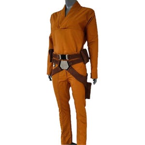 Sabine Wren Inspired By Mandalorian Star War Custom Flight Suite Bo Katan Katee Outfit,Sabine Wren Cosplay Costume with belt
