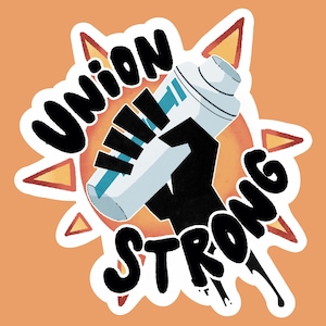 SBWU Starbucks Union Strong Sticker