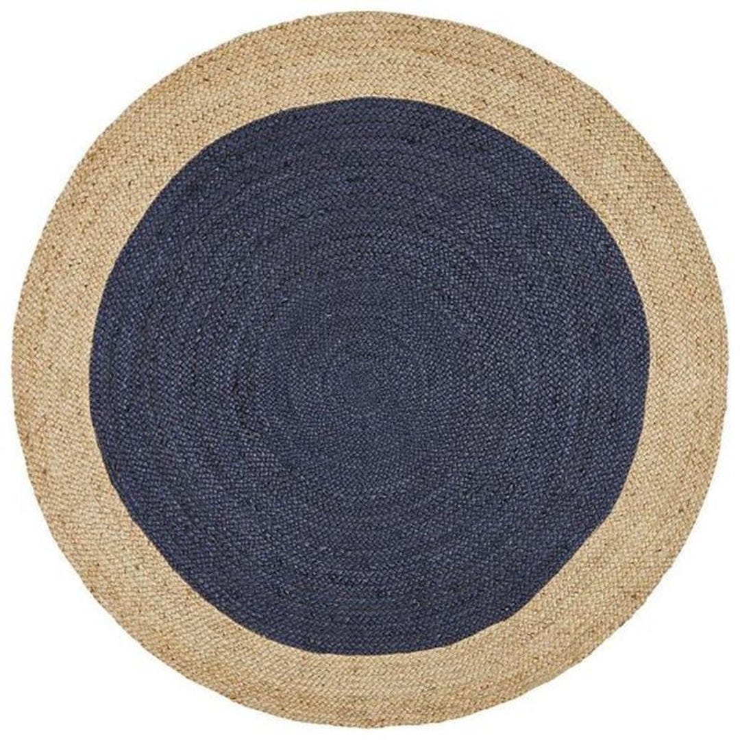 Natural Jute Round Rug, Boho Circle Rug for Living Room, Bedroom, or ...