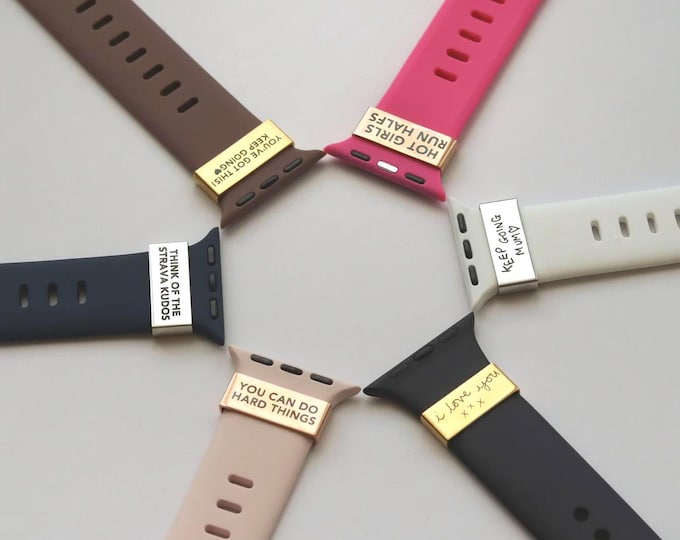 Personalised Watch Charm - Apple, Garmin and Whoop | Motivational Running Gift
