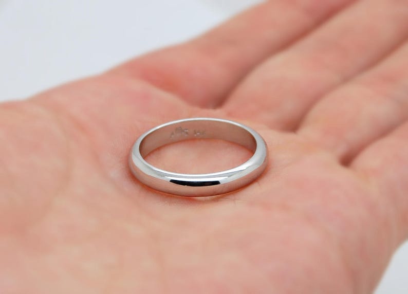 Comfort Fit Wedding Ring Men Comfortable Wedding Band 14K Etsy