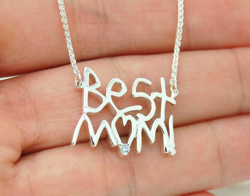 Mom Necklace Kids Name Necklace Birthday Gift for Wife Mothers Gift Personalized Wife Gift Gift for Mom Mothers Necklace