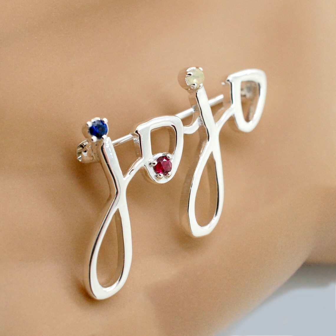 Arabic Pin 18K Gold Personalized Name Brooch 18K Gold Arabic Etsy