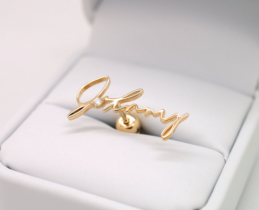 22k gold tie pin