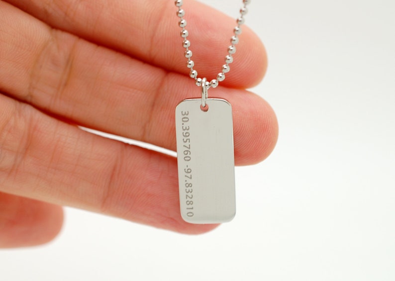 designer dog tag necklace designer dog tag necklace