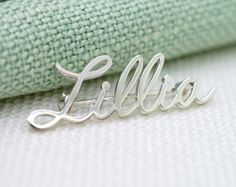 Sterling Silver Custom Name Brooch Custom Pin Medical Graduation Student Gift Personalized Lpn Pin Professional Nurse Jewelry Gift