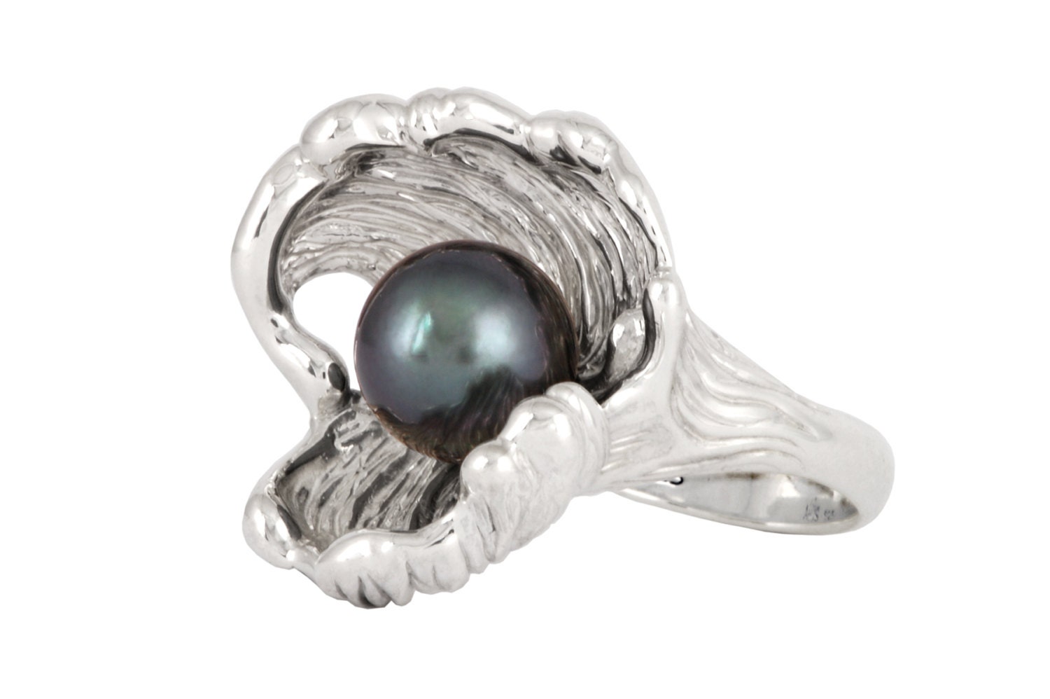 指輪・リング JOHO year and month ring black pearl Black Pearl Ring, Natural Black Pearl, June Birthstone
