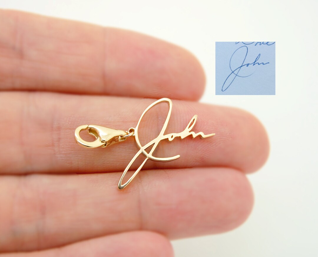 Custom Gold Charm 14K Name Charm Gift Personalized Jewelry