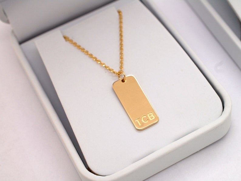 mens dog tag necklace gold mens dog tag necklace gold