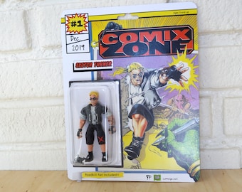 Comix Zone Sketch Turner Action Figure - Handmade Toy - Etsy