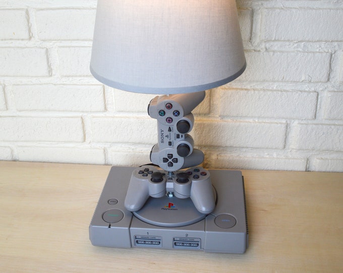 Playstation Desk Lamp PS1 Console and Controller Sculpture - Etsy
