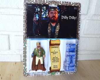 Bud Light King Dilly Dilly Action Figure - Handmade toy